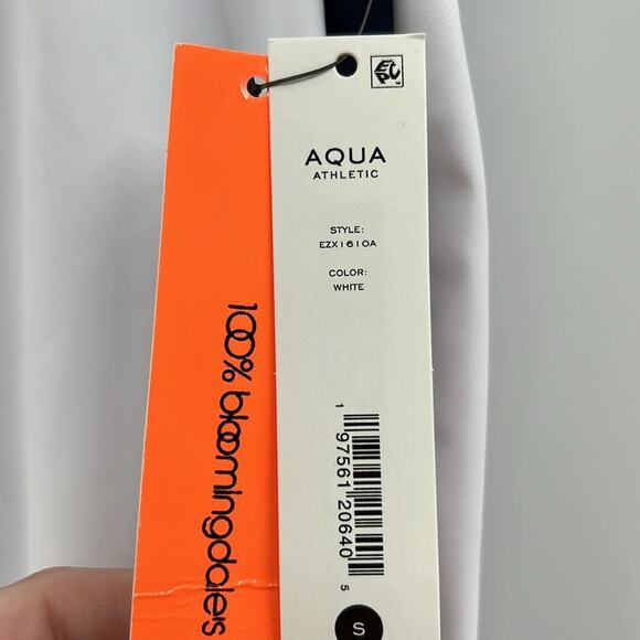 AQUA Athletics Stripe Skort - White/Navy - Small - New with tags - Picture 4 of 7